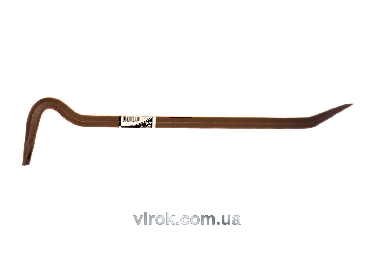 VIROK Лом - цвяходер 350 мм. шестигранний, слюсарний сталь 45 | 03V350