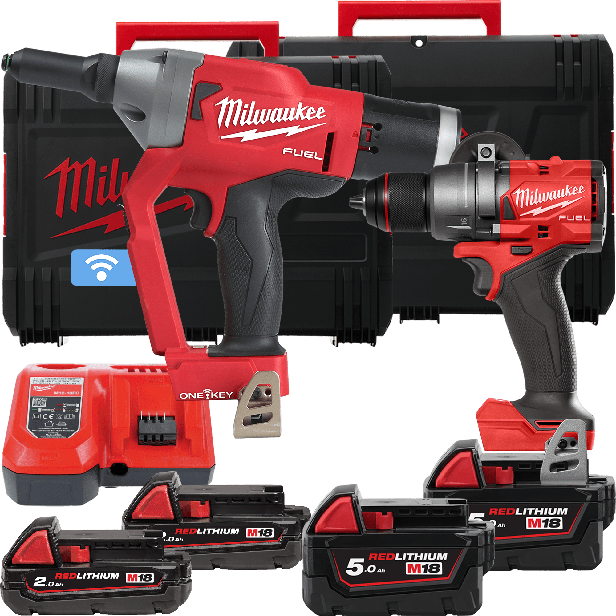 MILWAUKEE Набор аккумуляторных инструментов M18 FPP2G3-524XEU FUEL | 4933492529