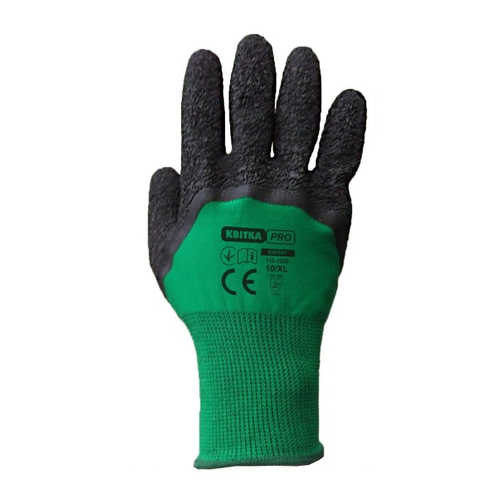 Стрейчеві рукавиці з латексним покриттям КВІТКА PRO Recodrag Stretch (10" / XL) (110-1226-10-IND)