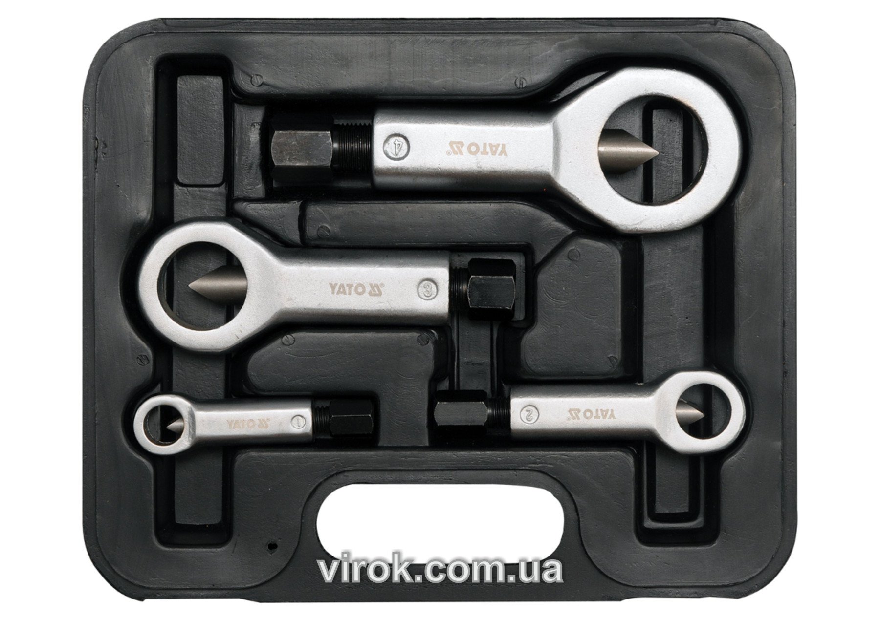 YATO Гайкозривачі YATO М 9-27 мм, компл, 4 шт.  | YT-0585