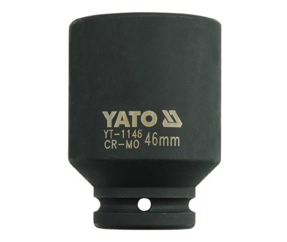 YATO Головка торцева ударна 6-гранна YATO : подовжена, квадрат 3/4", М= 46 мм, L= 90 мм  | YT-1146