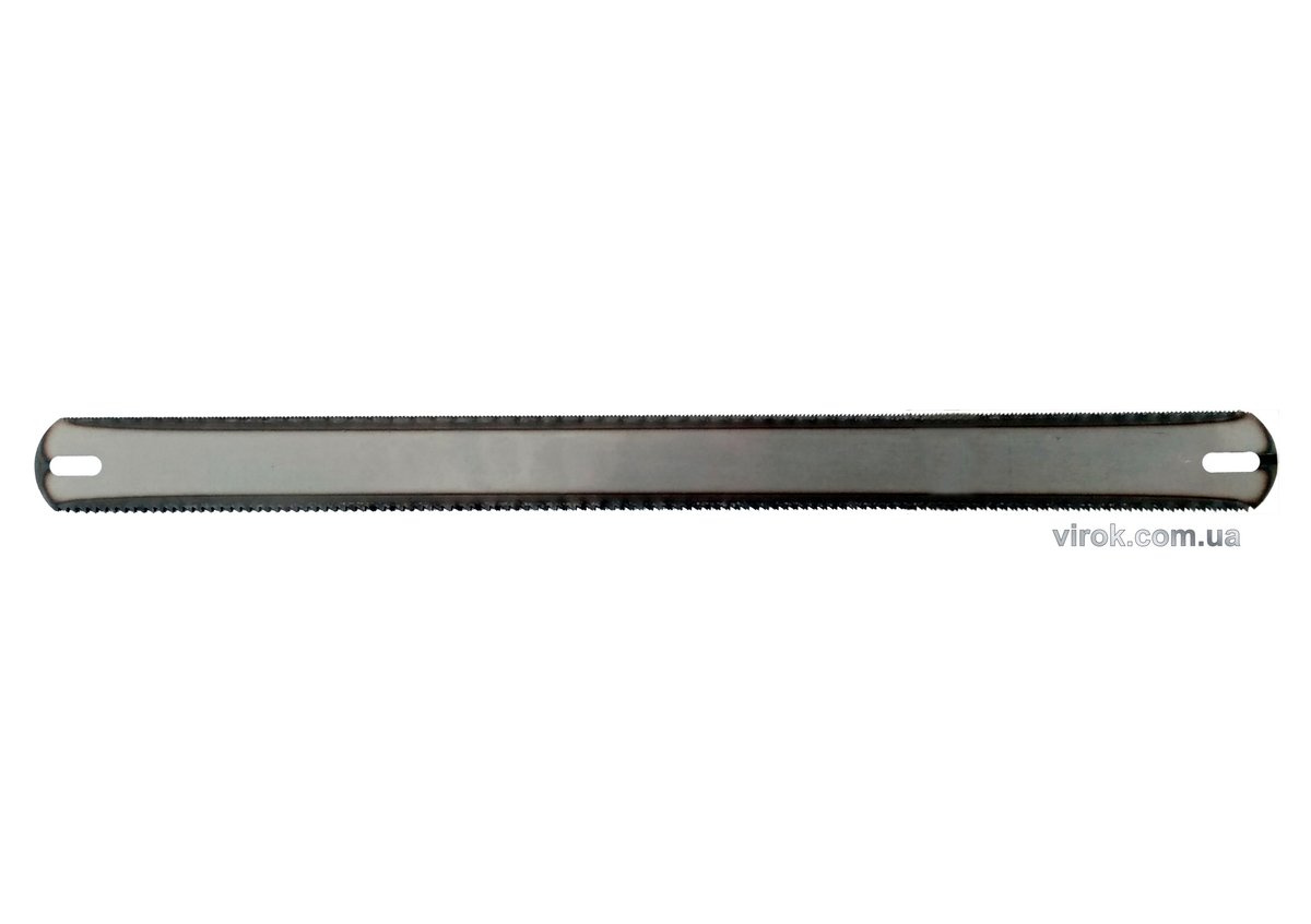 VIROK Полотно по металу дереву 8/24TPI. 300x25x0,6 мм. для ножівки двостороннє. уп. 3 шт. | 10V202