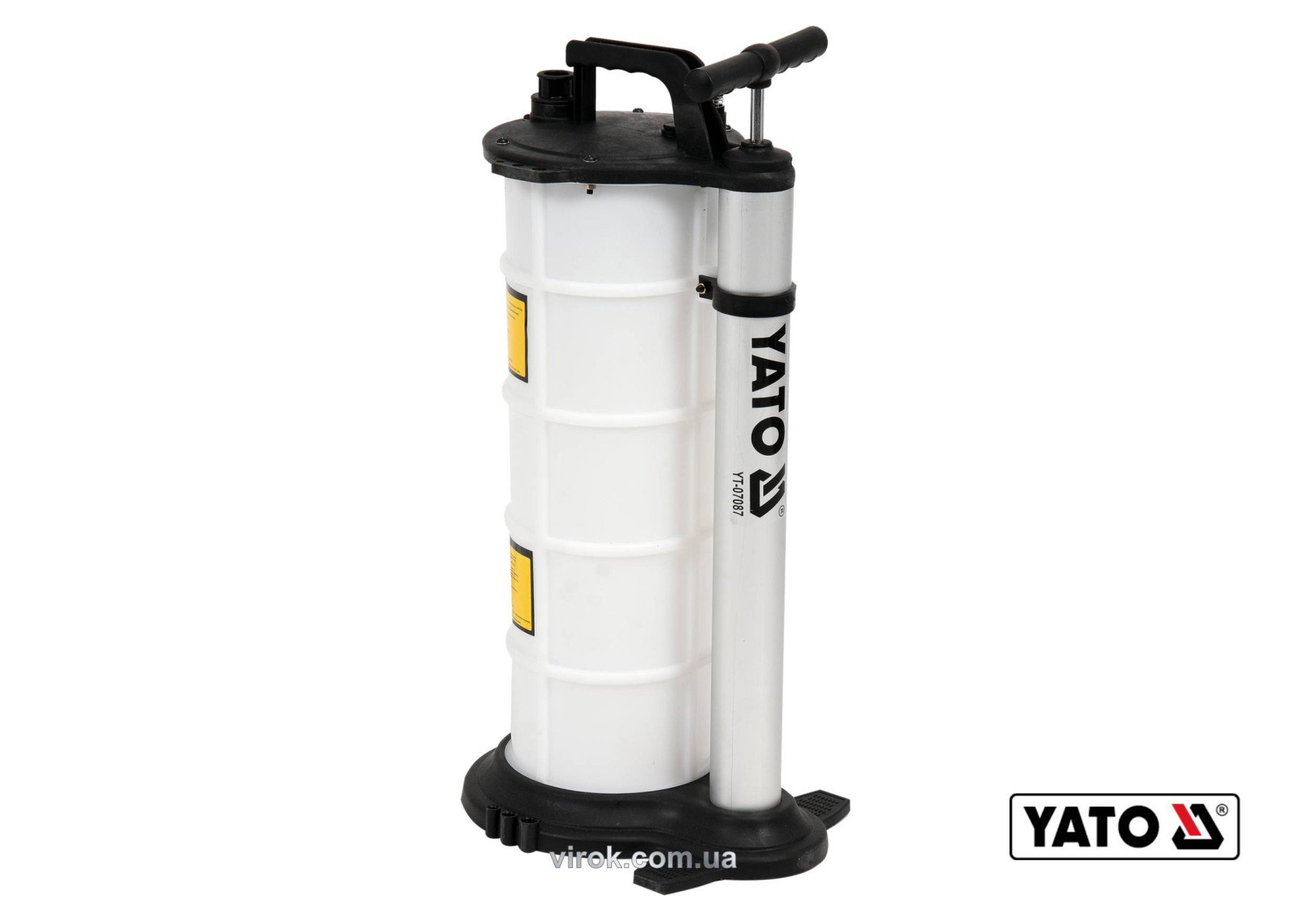 YATO Насос для відсмоктування оливи для вантажної і с/г автотехніки YATO: 9л, 3 зонди, з поліпропіле