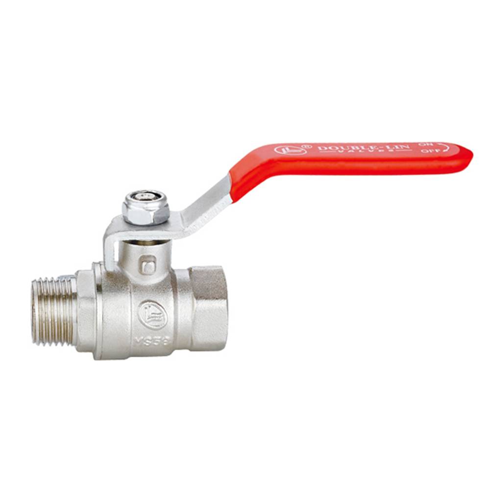 Кран латунний шаровий Base 3/4 різьба В/З ручка Double-lin | 78-070