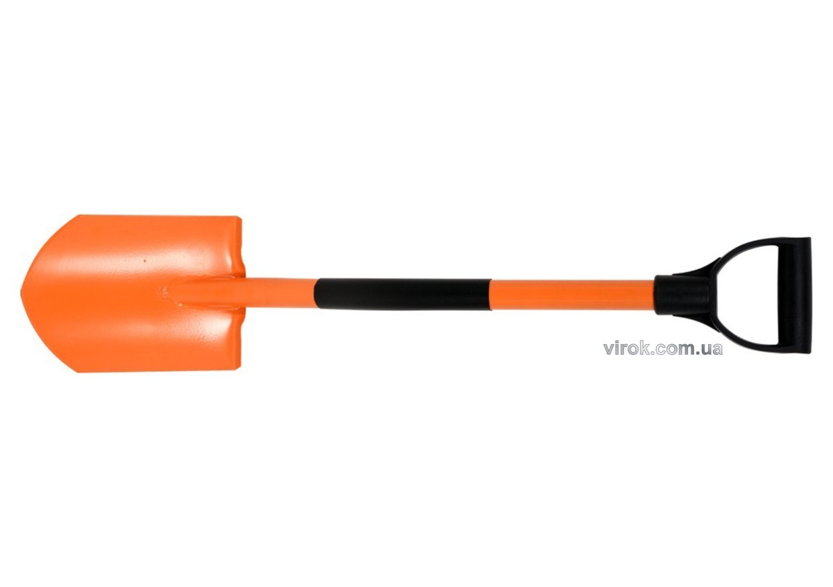 FLO Лопата саперна (штикова) 17,5 х 25 см з металевим держаком і DY ручкою  | 35833