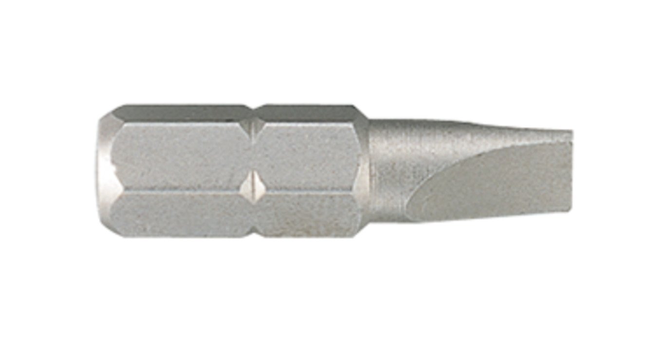 KING TONY Бита торцевая 1/4" SL 6.0*1.0 L=25мм (уп.20) | 102506S1