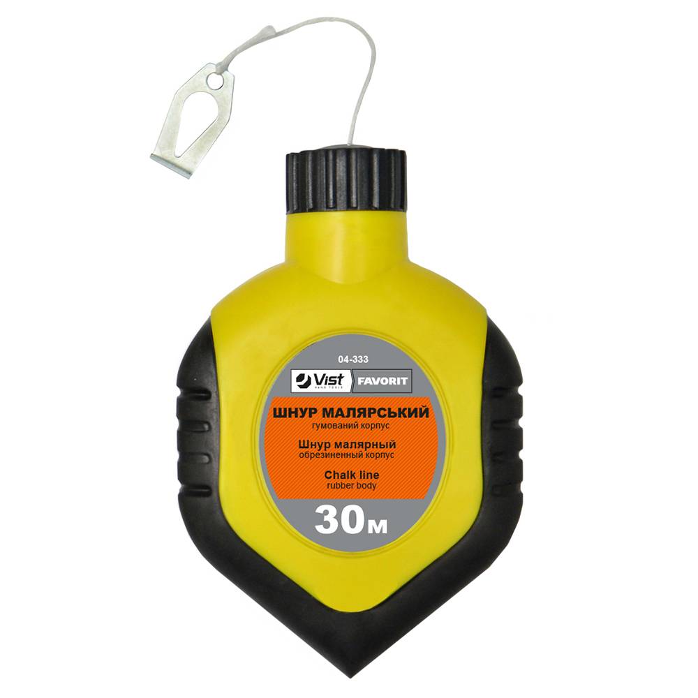 Шнур малярський 30м, гумований корпус Favorit | 04-333