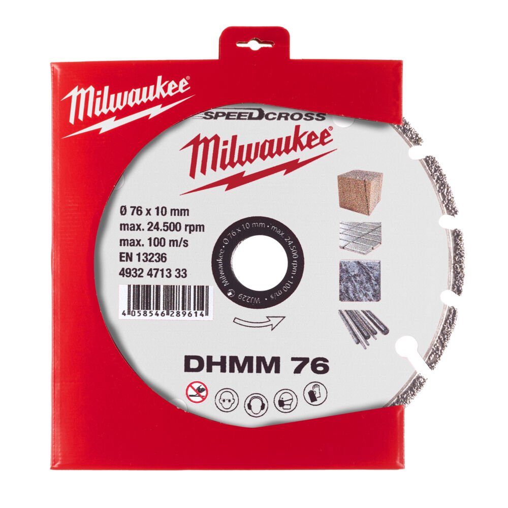 MILWAUKEE Диск алмазнийDHММ 76; Ø76мм для M12 FCOT | 4932471333