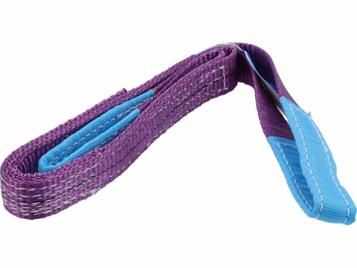 VOREL Строп пасовий з поліестеру 2 петлі по 20 см, заг. l=1 м, шир.30 мм, макс. навантаж- 1 т  | 822