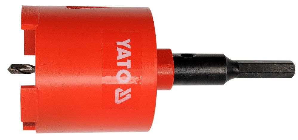 YATO Свердло-коронка алмазна YATO : Ø= 82 мм, з напрямним свердлом, шестигранний хвостовик  | YT-604