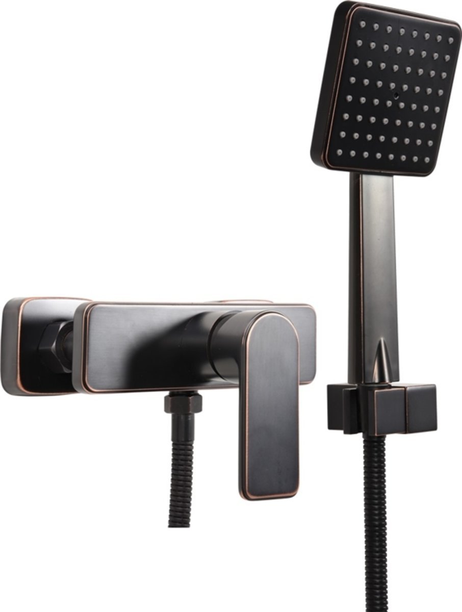 FALA Змішувач води для душу "RETRO BLACK 3" з кульовим регулятором  | 75817