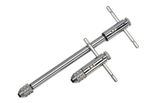 Метчикодержатель VOLKEL цанговый с трещоткой №1, М3-10, 1/8-3/8, размер захвата 2,4-5,5 мм