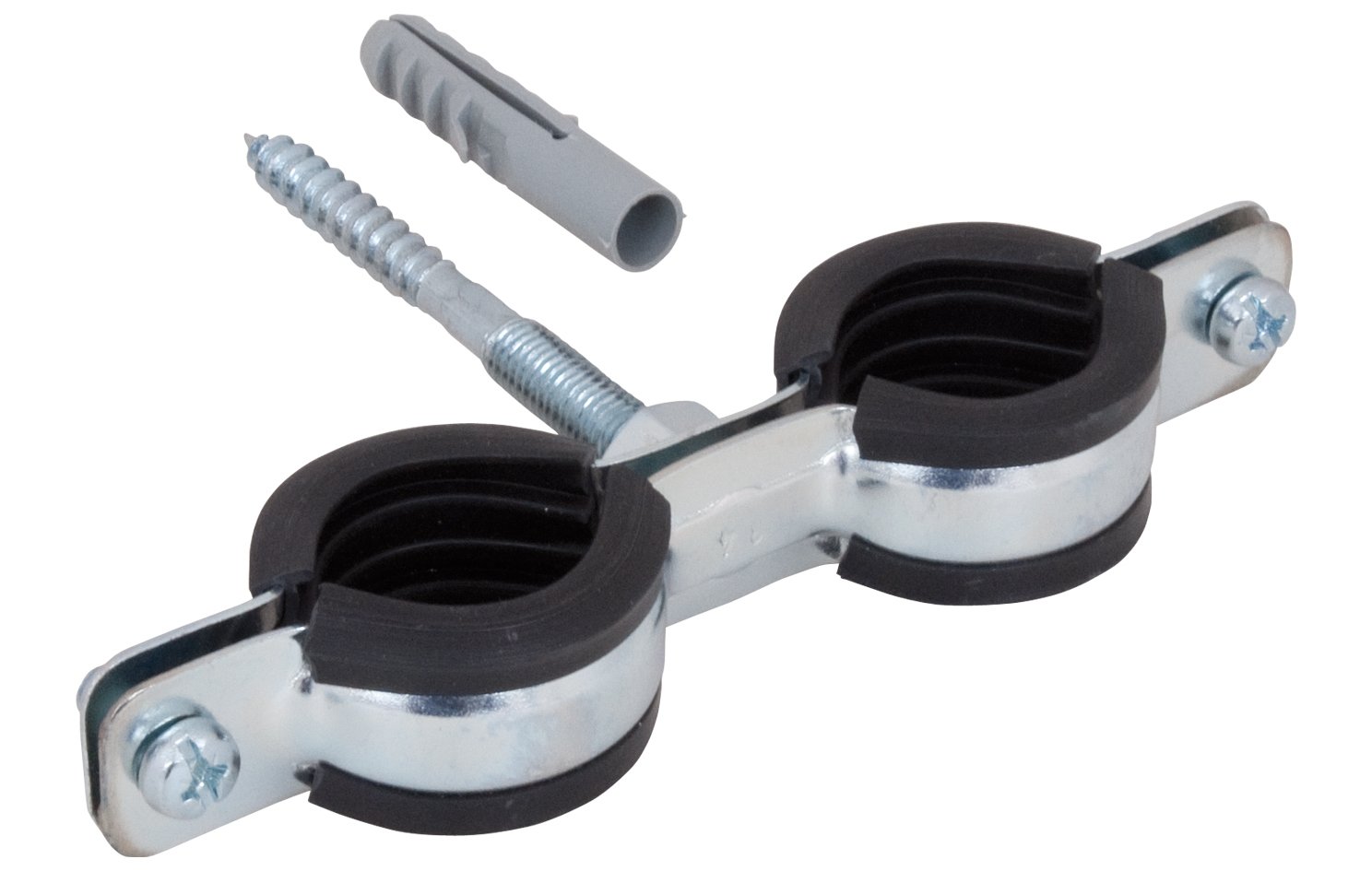 Walraven BIS Cobra Подвійні хомути з шуруп-гвинтом і дюбелем в комплекті 25-29мм