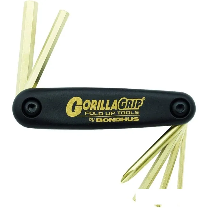 Набор ключей BONDHUS ( БОНДХУС ) Cycle Buddy GorillaGrip Motorcycle Fold Up GoldGuard 12594