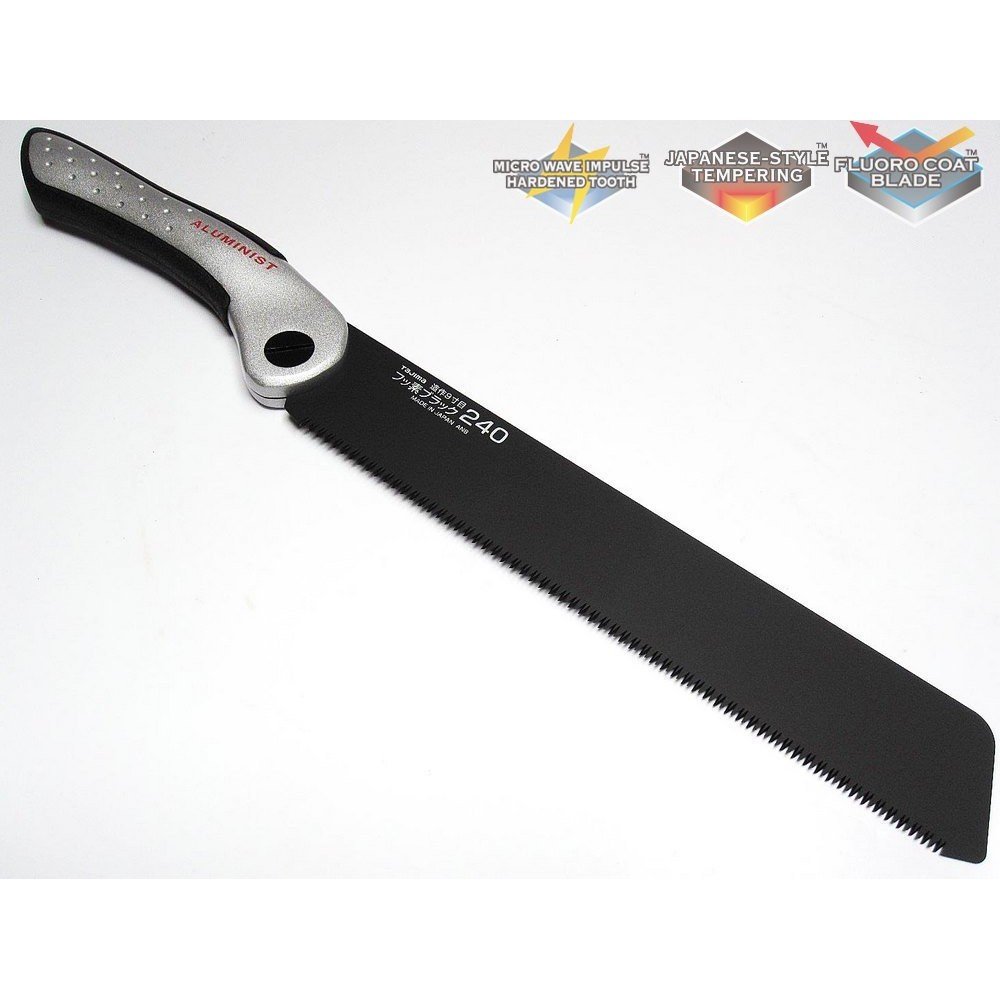 TAJIMA Japan Pull G-Saw Ручная пила, тонкий рез, Fluoro-Coat Aluminist GKAL-SS240Z9FB