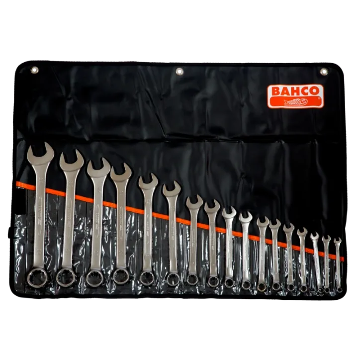 Набор ключей комбинированных выгнутых 8-32 мм, 17шт. экстра ванадиевая сталь.