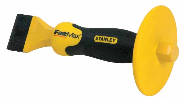 STANLEY 4-18-333 Зубило 45мм X 250мм FATMAX каменщика с защитой