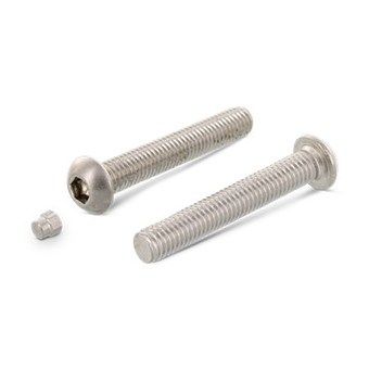 Антивандальный винт с полукруглой головкой HEX PIN со вставкой