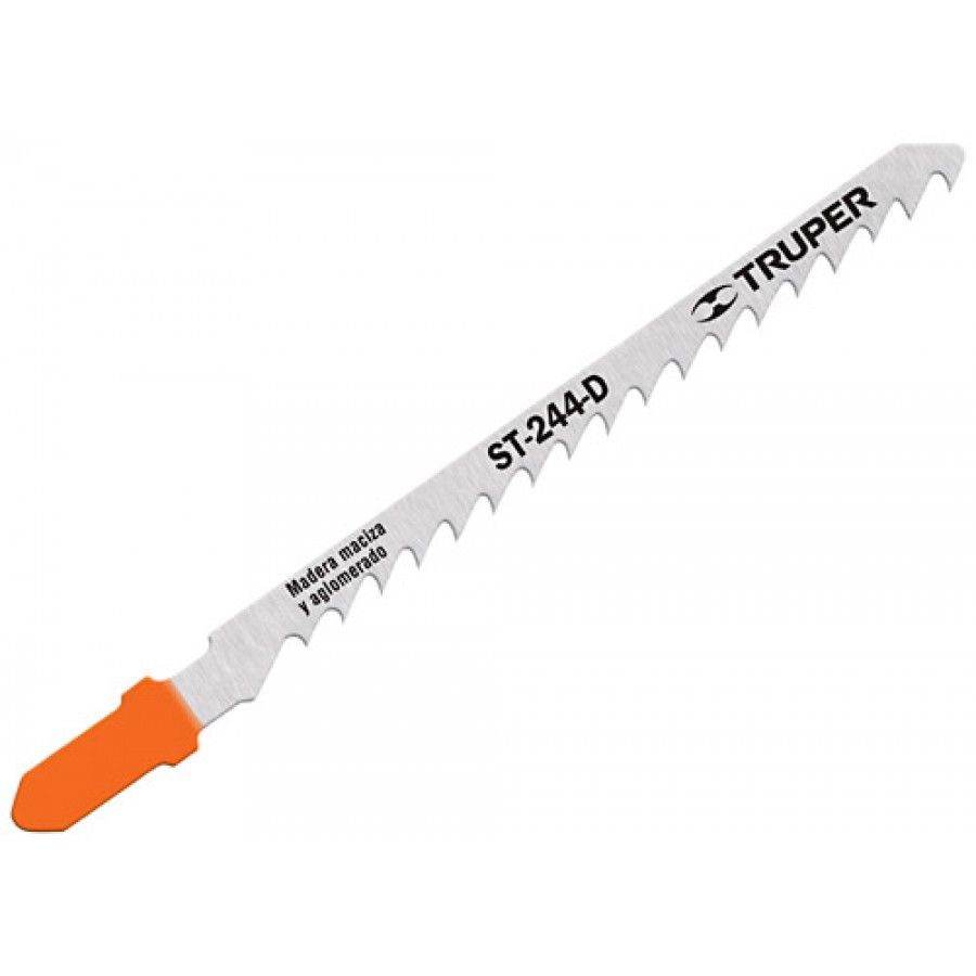 Truper ST-244-D Полотно для эл.лобзика Т-хвостовик, дерево, фигурный рез, 6-TPI, 5шт.