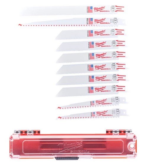 MILWAUKEE Набір полотен для шаб. пили SAWZALL THIN KERF , (10шт) | 49222211