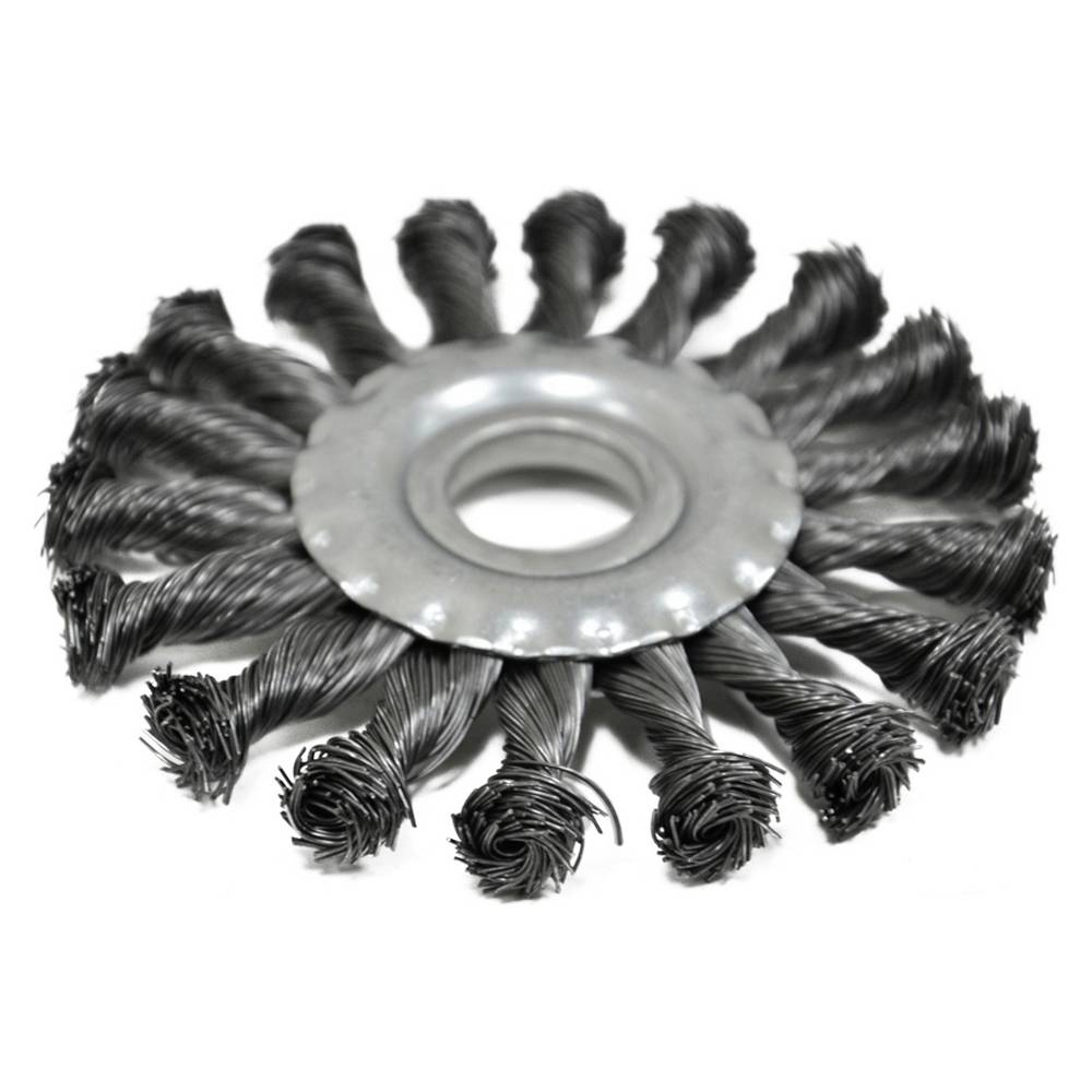 Щітка крацовка закручена, 115х22,2мм Spitce | 18-161