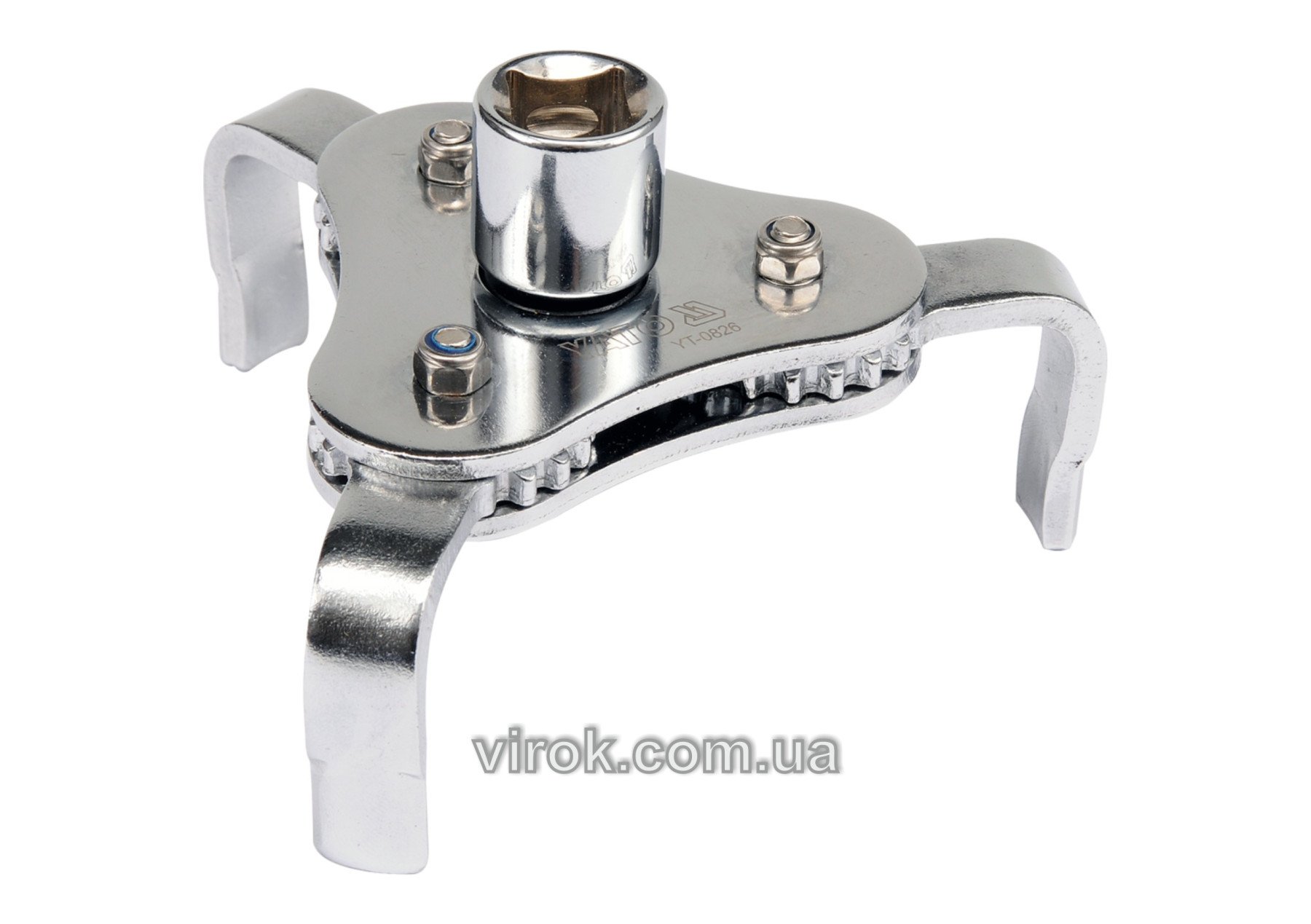 YATO Ключ до оливного фільтру "краб" YATO, на квадр. 3/8", 1/2", 63-120мм, 3 ножки  | YT-0826