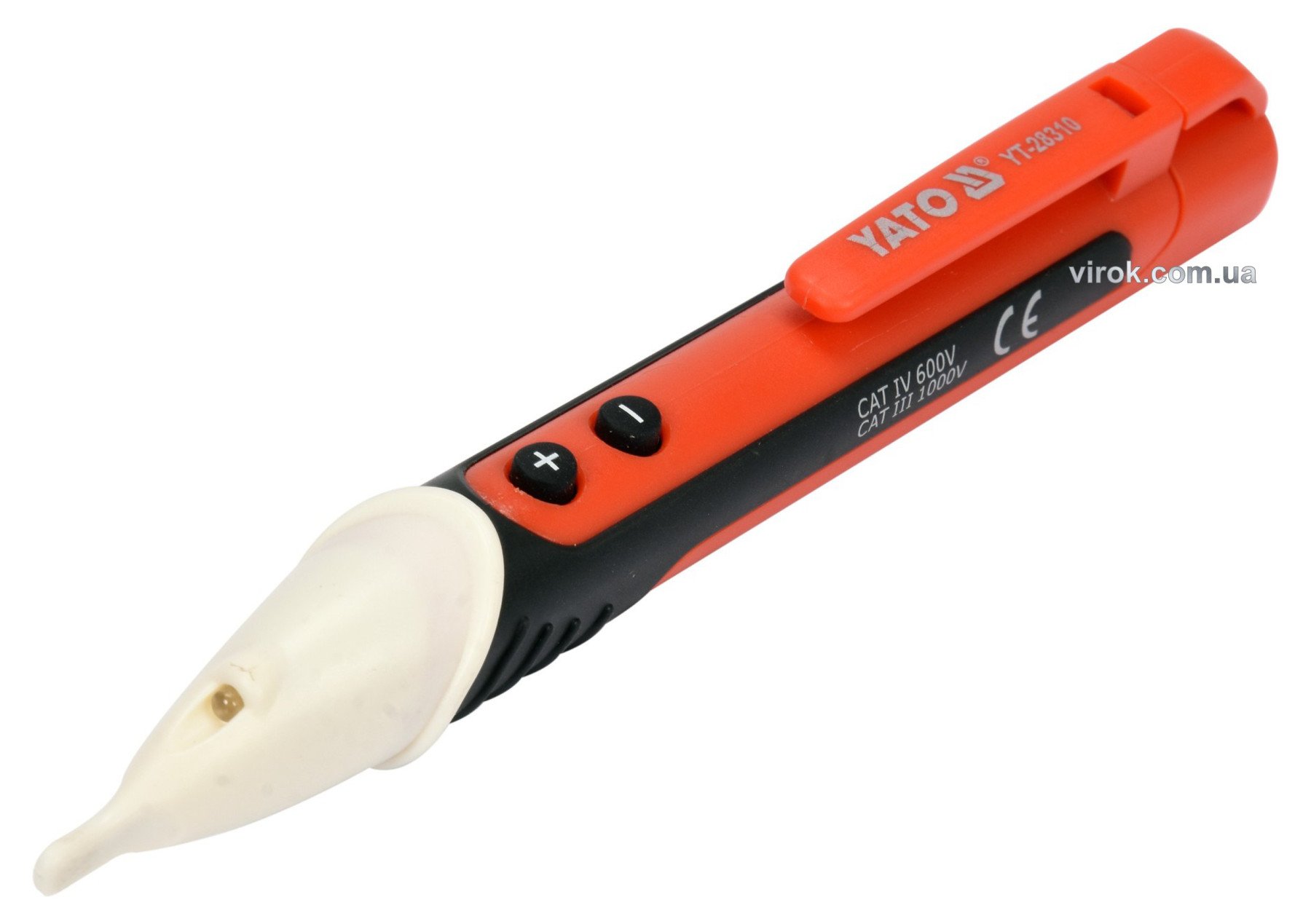 YATO Індикатор напруги мережі YATO контрольний, 90-1000 В, плоский шліц SL4.5 мм  | YT-28310