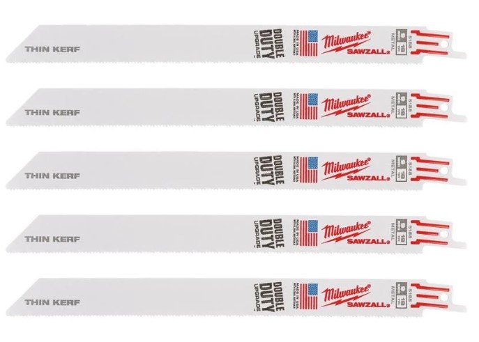 MILWAUKEE Полотно для шаб. пили THIN KERF , 230мм/ крок зуба 1,4мм, (5шт), (метал) | 48005188