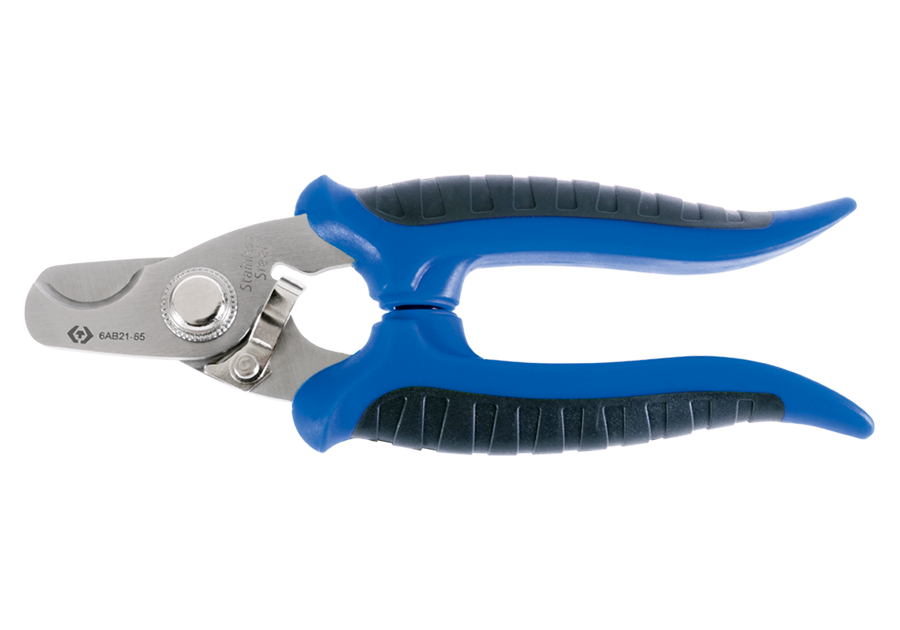 KING TONY Ножницы электрика для резки кабеля 10 мм, длина 158 мм | 6AB21-65