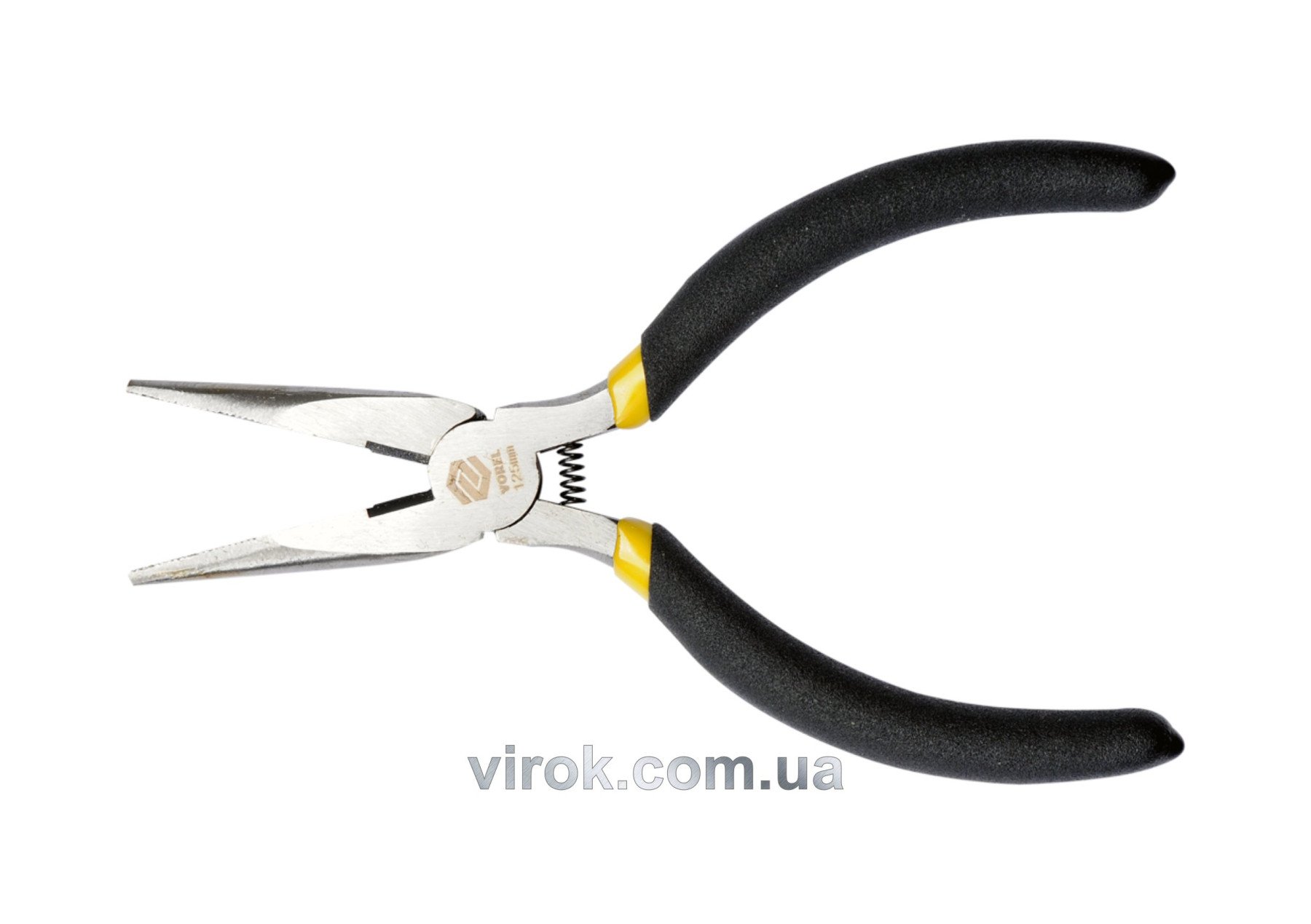 VOREL Щипці плоскі міні з ізольованими ручками , l= 125 мм  | 42303