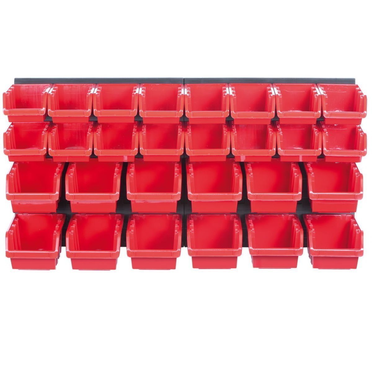 VIROK Таблиця перфорована 400х 165х 400 мм з ергобоксами: 70х 100х 155 мм-16 шт, 90х 120х 195 мм - 1