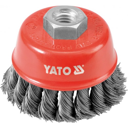 YATO Щітка - крацовка YATO *чашка* Ø=60мм  | YT-4767