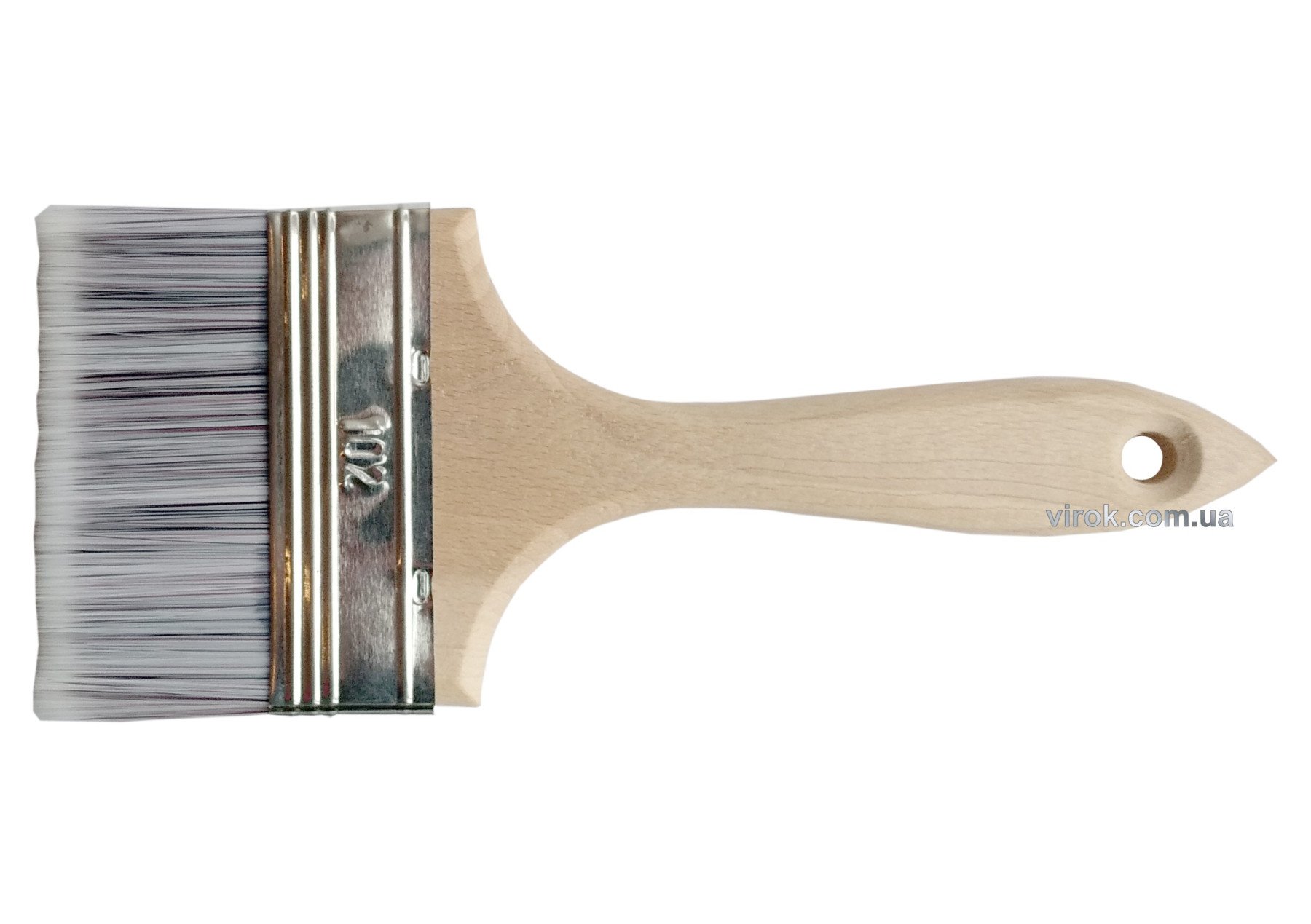 VIROK Пензель малярний плоский воскований, b= 102 мм SUPER PROFI , три види щетини | 19V602