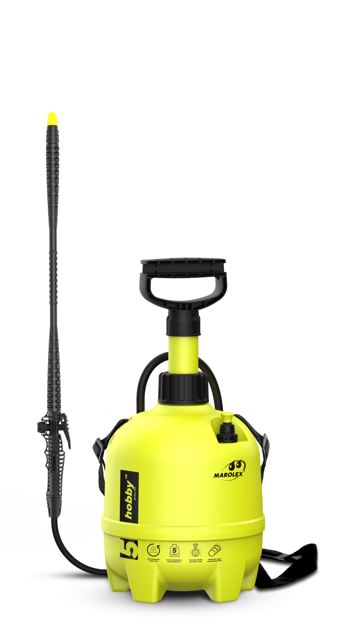 MAROLEX Оприскувач ранцевий HOBBY, 5 л(S021.111) | S171.121