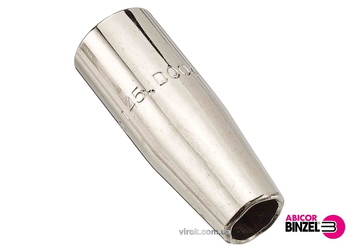 ABICOR BINZEL Сопло конічне : Ø12 x Ø20 мм, L= 54 мм, для пальників ABIMIG | 145.D004