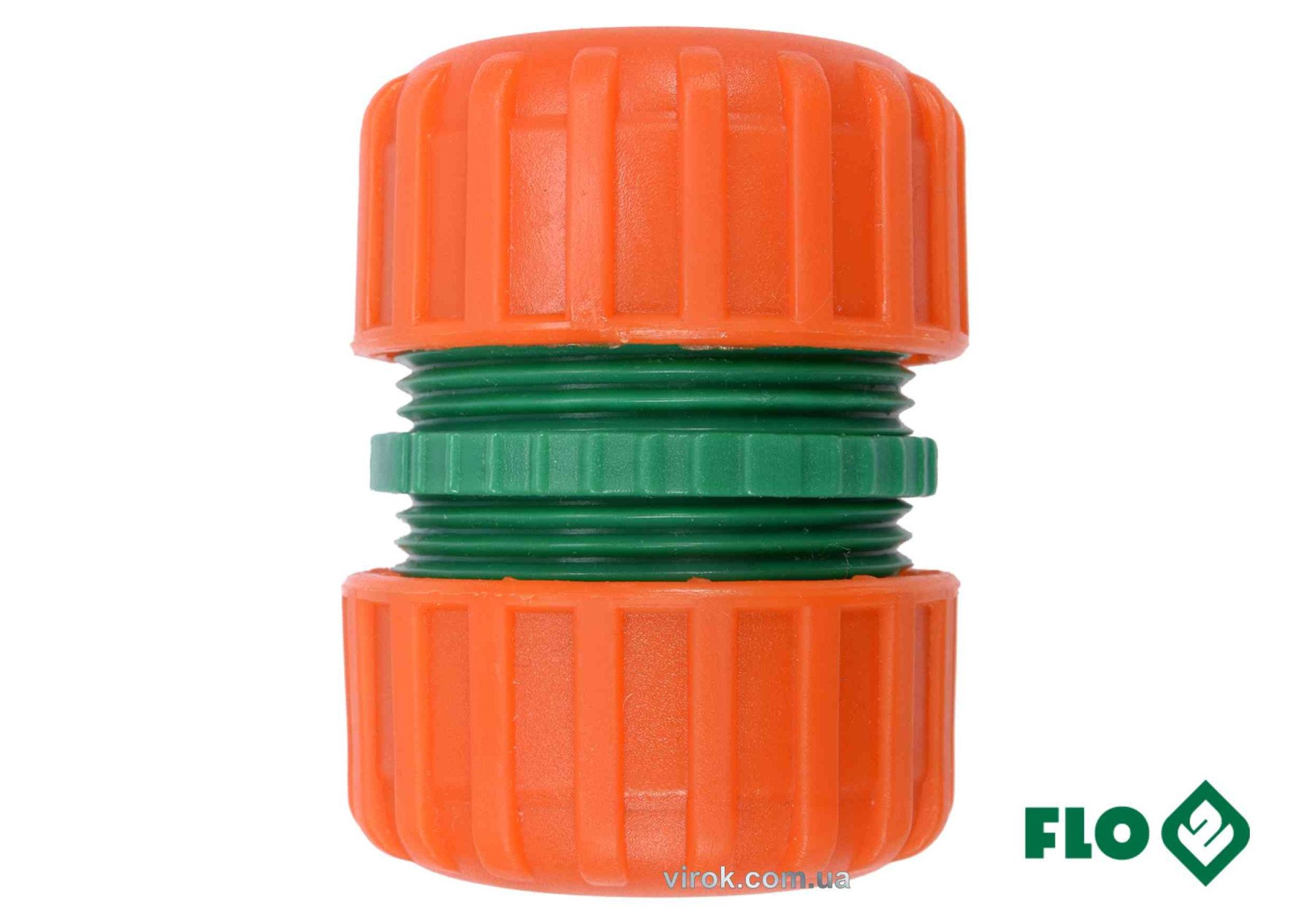 FLO Муфта сполучна 2-х водяних шлангів 3/4" пластикова  | 89008