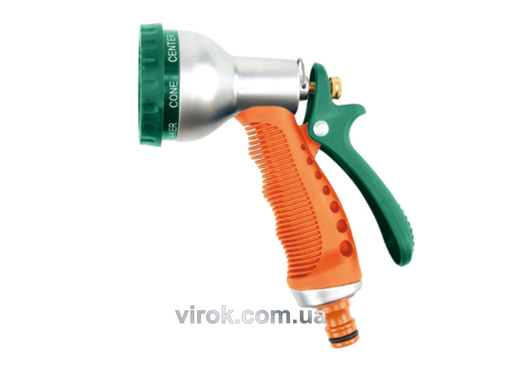 FLO Зрошувач-пістолет 7-режимний до шлангу 1/2", TPR-пластик + цинк  | 89191