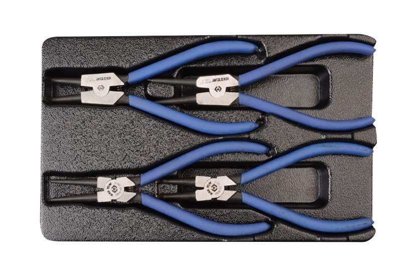 KING TONY Набор съемников стопорных колец, 4 предмета | 9-42114GP