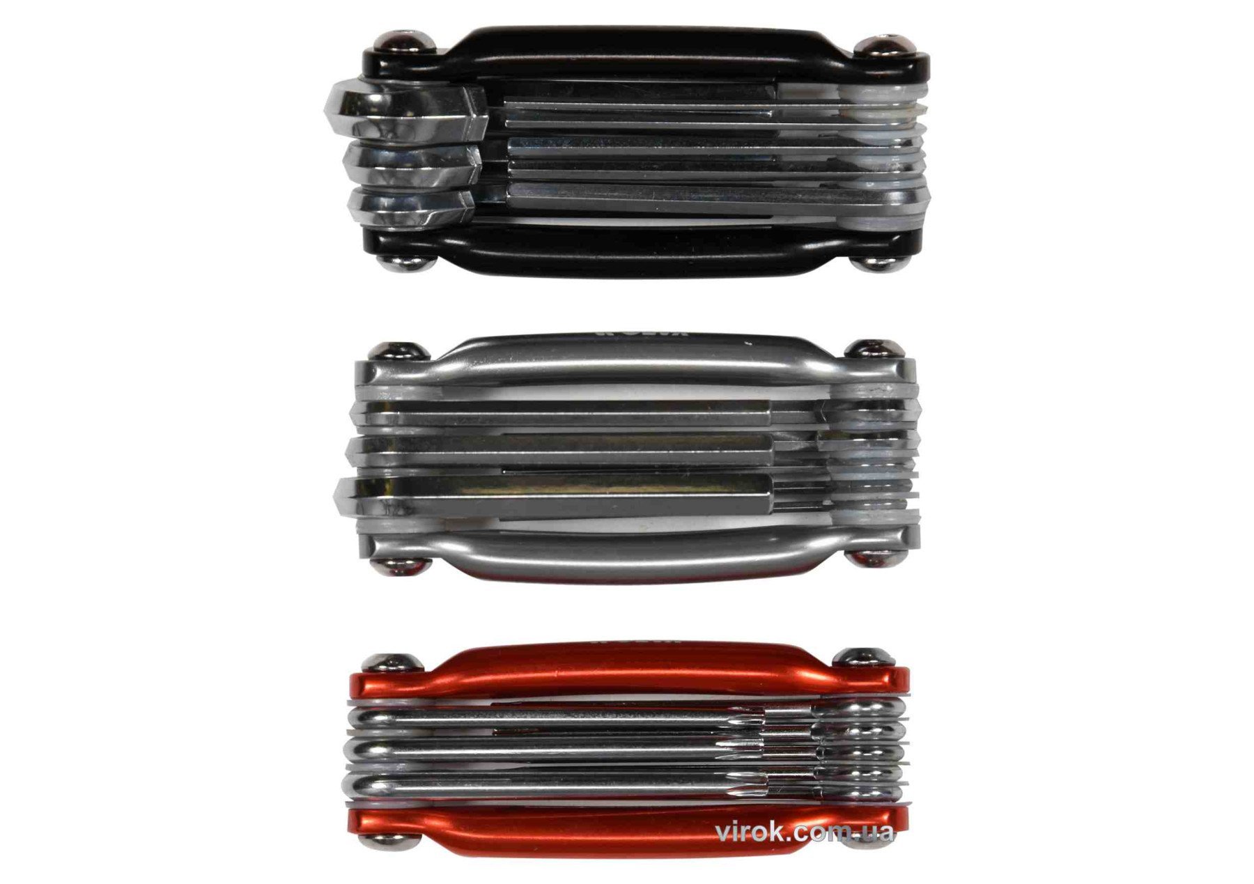 YATO Набір ключів шестигранних YATO : HEX H1.5-H8, TORX T6-T25, 24 шт  | YT-05640