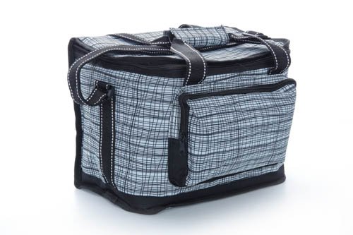 Термосумка 15л черно-белая (32*20*24см) СИЛА