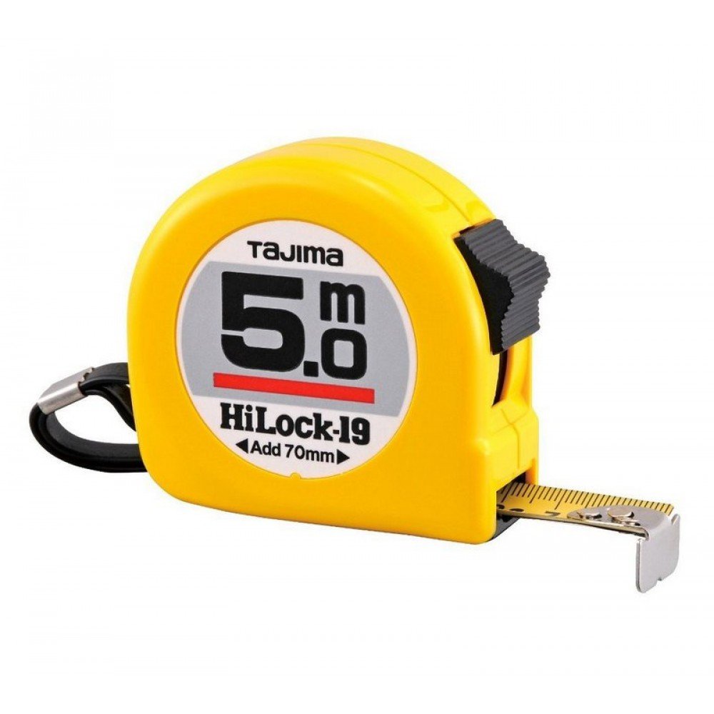 TAJIMA Рулетка универсальная HI LOCK, H9P50MY- 5м x 19мм