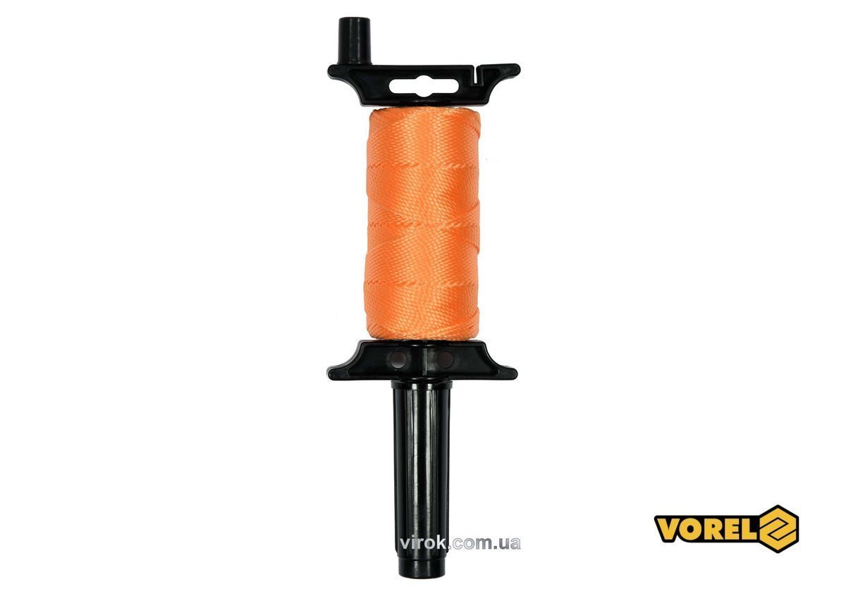 VOREL Шнур трасовочний поліпропіленовий на котушці : Ø= 1.2 мм, l= 70 м  | 17497