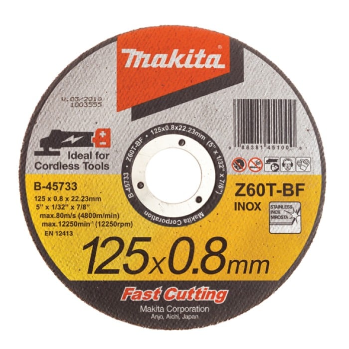 Відрізний диск Makita B-45733 (125х0.8х22.23 мм)