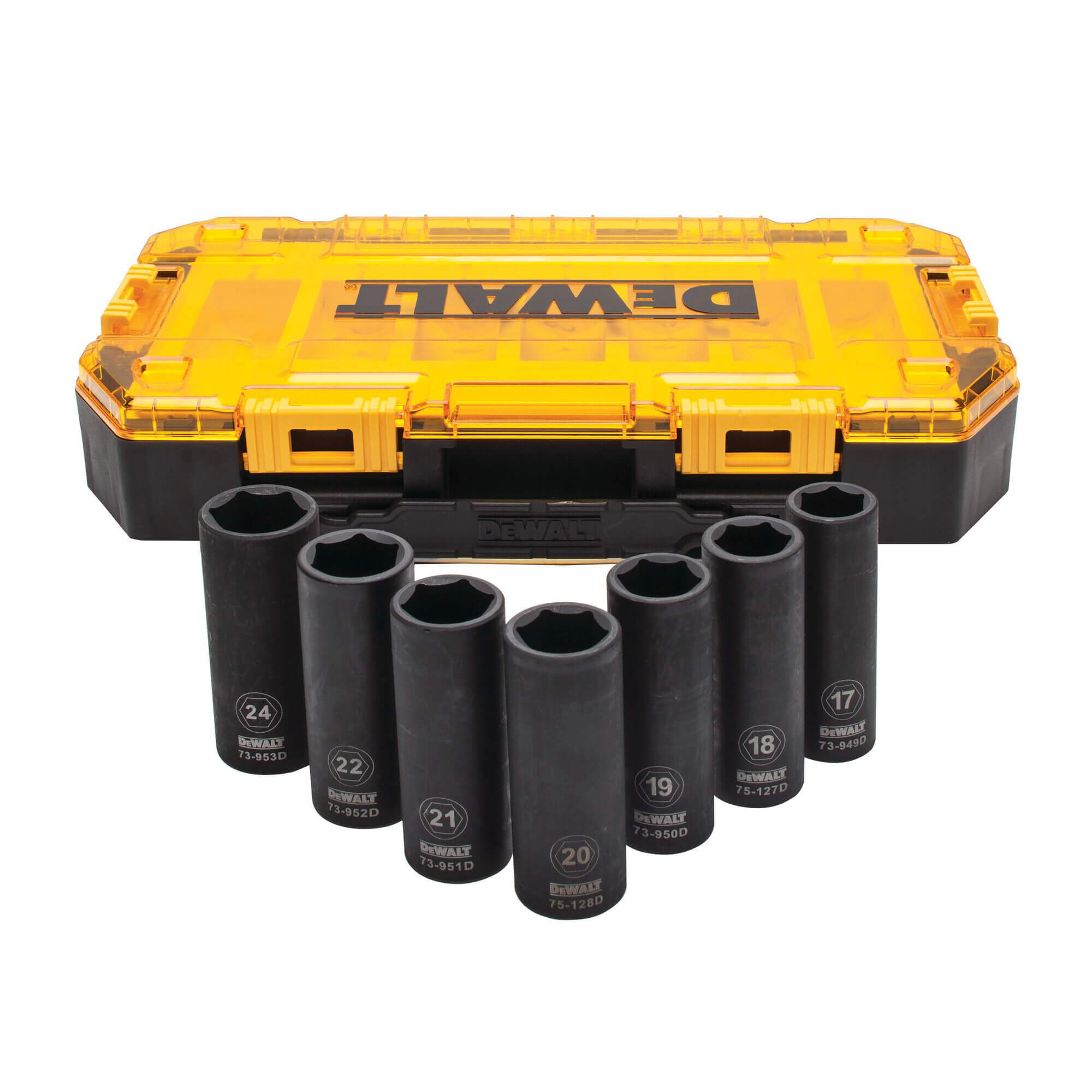 DeWALT Набір ударних голівок, 1/2", 7 предметів.