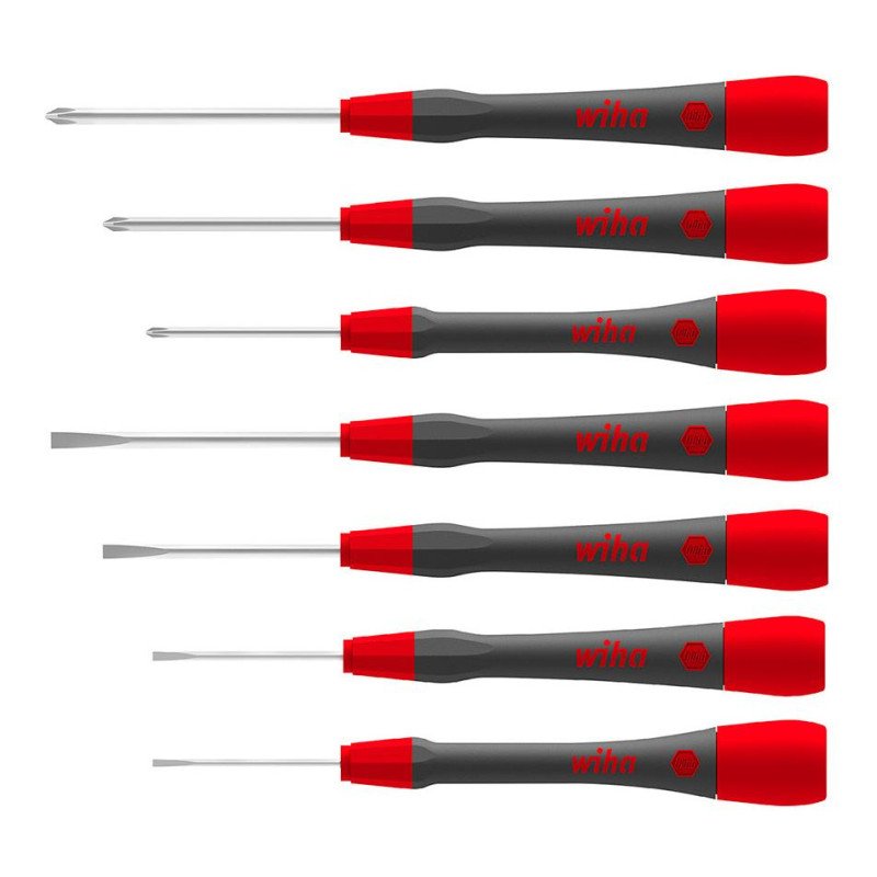 WIHA Набор микроотвёрток PicoFinish® Шлиц, Phillips, 7 предм. | W42991