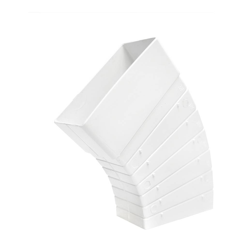 Коліно різнокутове для плоских каналів, 60х204 мм Air | 61-602-1