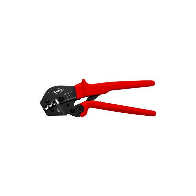 KNIPEX Пресс-клещи для опрессвки кабельных наконечников (0.25-6.0 мм²), L-250 мм | 97 52 18