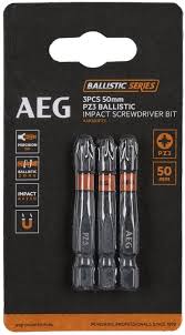 Біта ударна AEG AAK502PZ3, PZ3, 50мм (3шт)