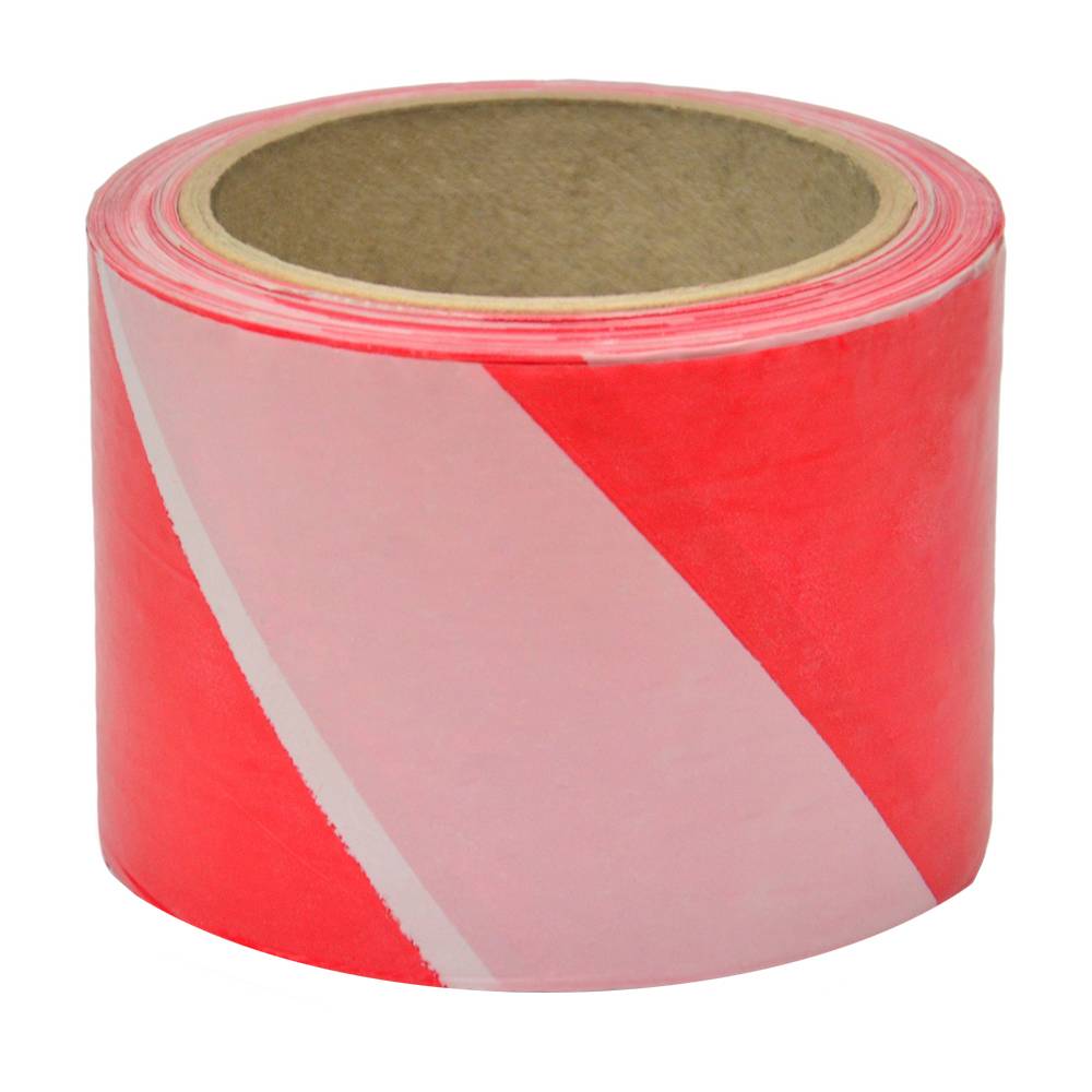 Стрічка сигнальна червоно-біла 120мм х 100м Favorit | 10-601