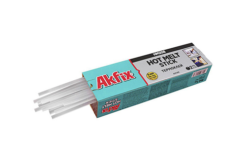 Клей стержневой прозрачный 8мм HM208 1кг Akfix